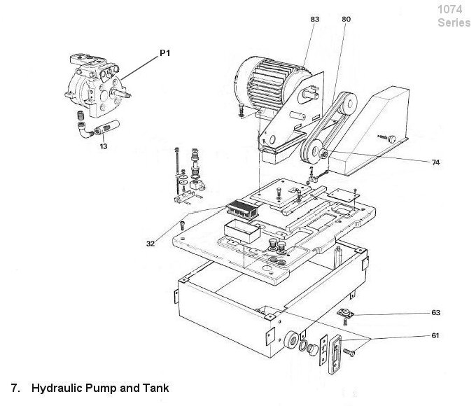 Hydraulic Tank & Pump